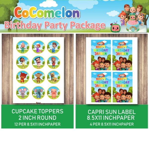 Editable Cocomelon Printable - Canva Template - Image 6