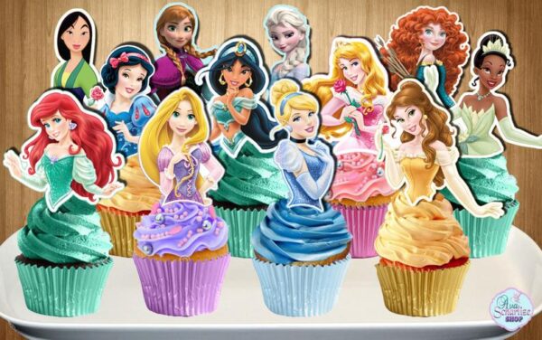 Printable Princess Cupcake Toppers