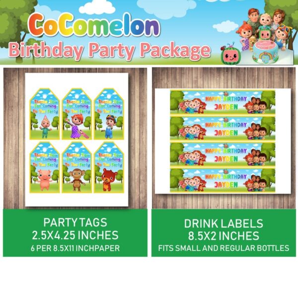 Editable Cocomelon Printable - Canva Template - Image 8